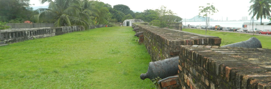 Ramparts at Fort Cornwallis