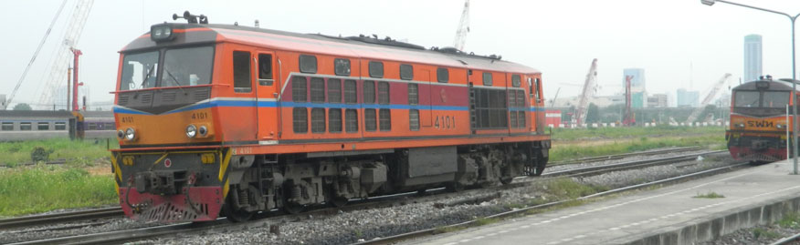 SRT Locomotives at Bang Sue Junction