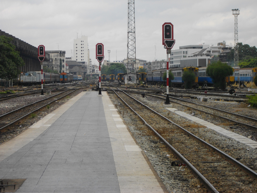 Exit from Hua Lamphong Terminal Station