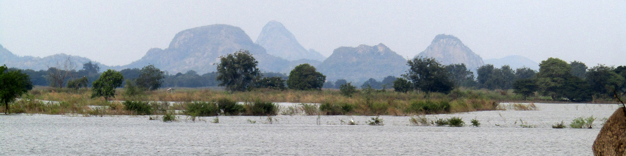 Pasak Chonlasit Reservoir looking south from Highway 2256, Lopburi Province