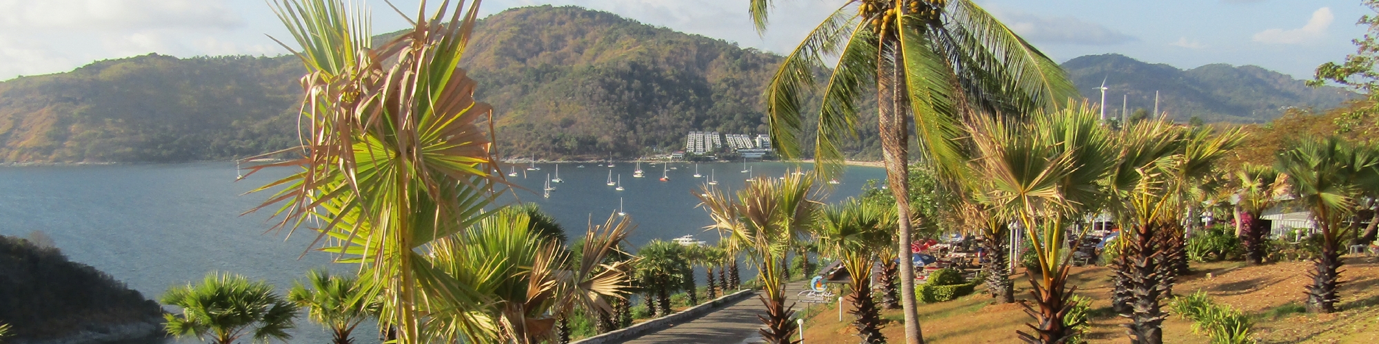 View towards Nai Harn Beach, Rawai, Mueang Phuket District, Phuket Province