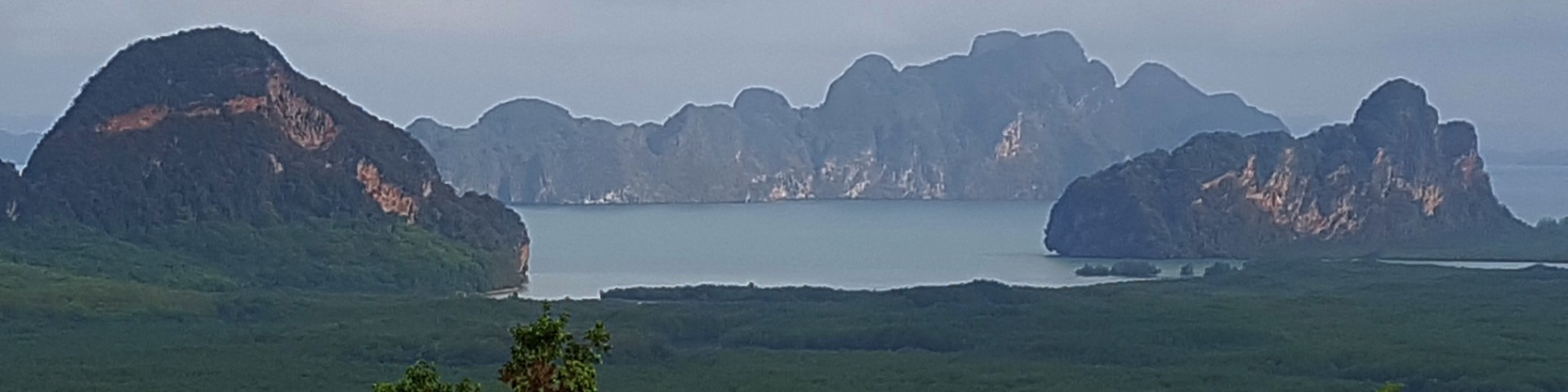 View of Phang Nga Bay from Samet Nangshe