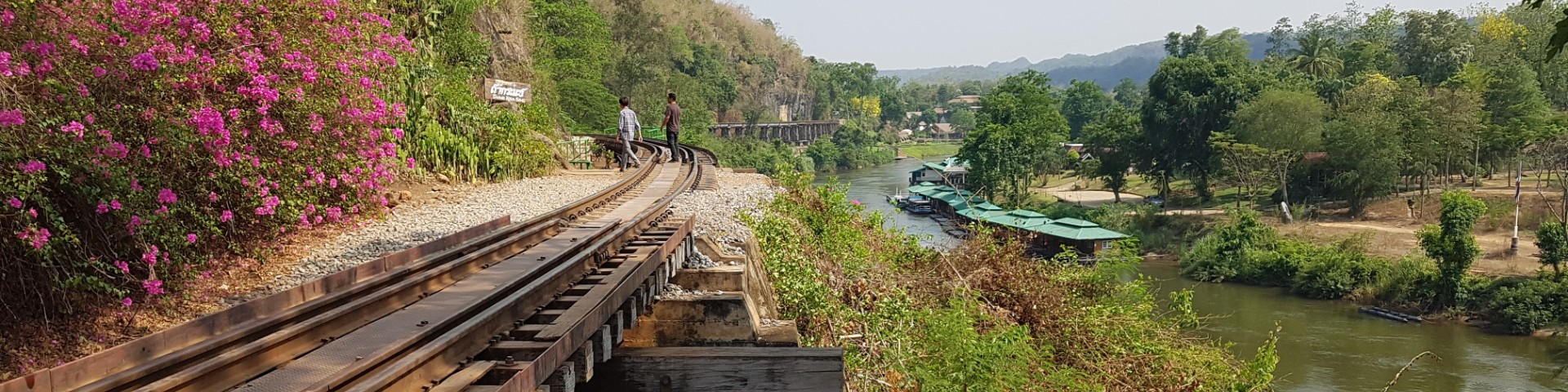 Death Railway beside the Khwae River, Sai Yok District, Kanchanaburi Province