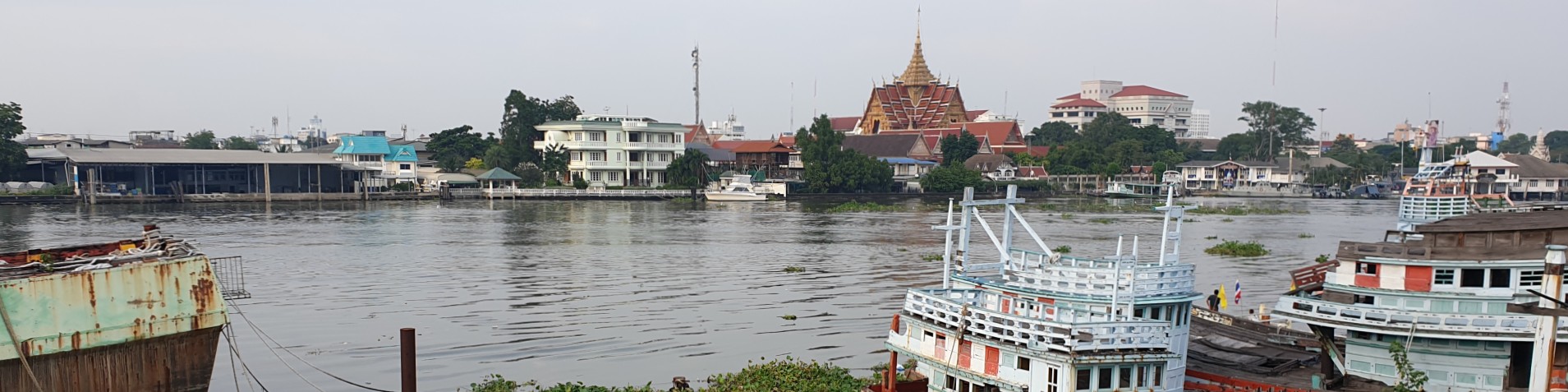 Tha Chin River in Samut Sakhon