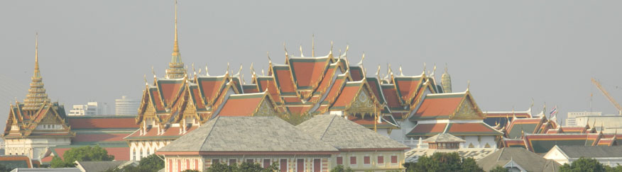 Wat Phra Kaew, view from Wat Arun